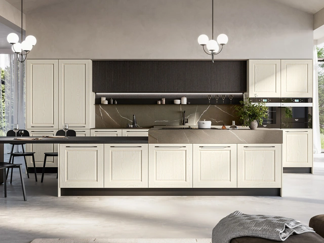 Cucina Classica con isola Asolo 01 di Arredo3