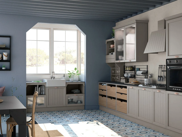 Cucina Classica Contempo ad angolo di Creo