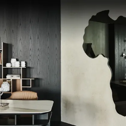 Specchio da parete in cristallo Africa Magnum di Cattelan Italia