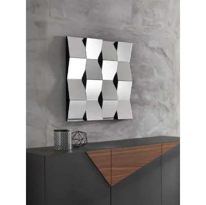 Specchio da arredo a quadri spezzati Aloha di Stones 