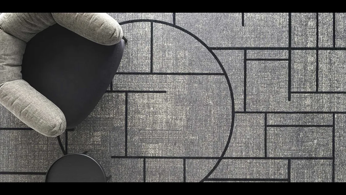 Tappeto Chinese in ciniglia e cotone di Calligaris