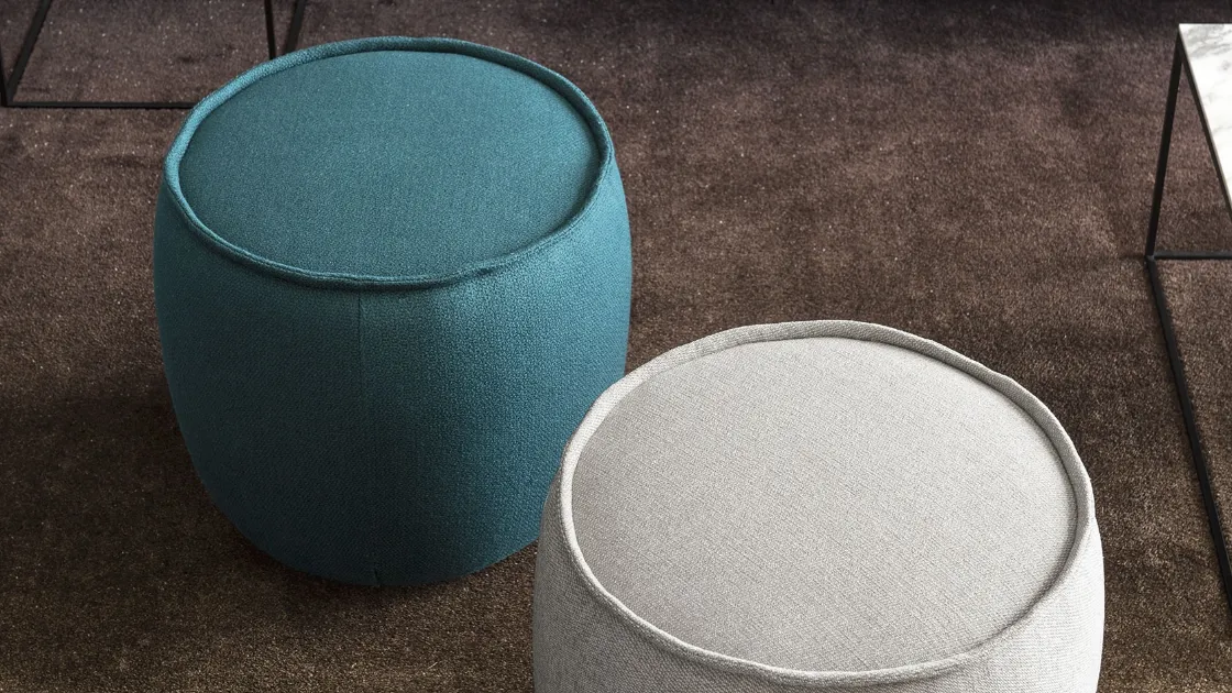 Pouf in tessuto imbottito Muffin di Calligaris