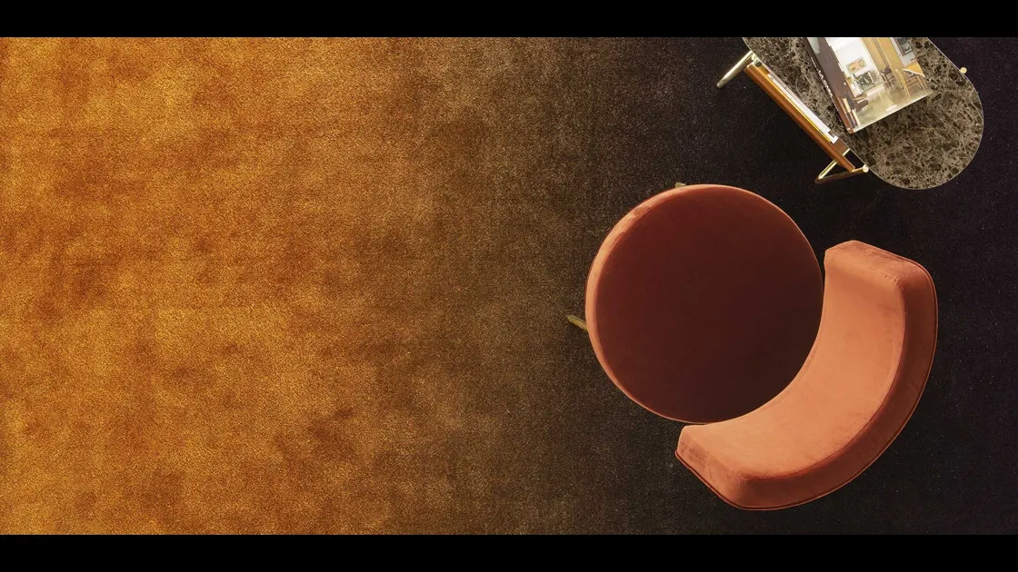 Tappeto in tessuto con sfumatura digitale Sky di Calligaris