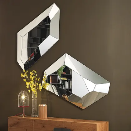 Specchio in cristallo Diamond di Cattelan Italia