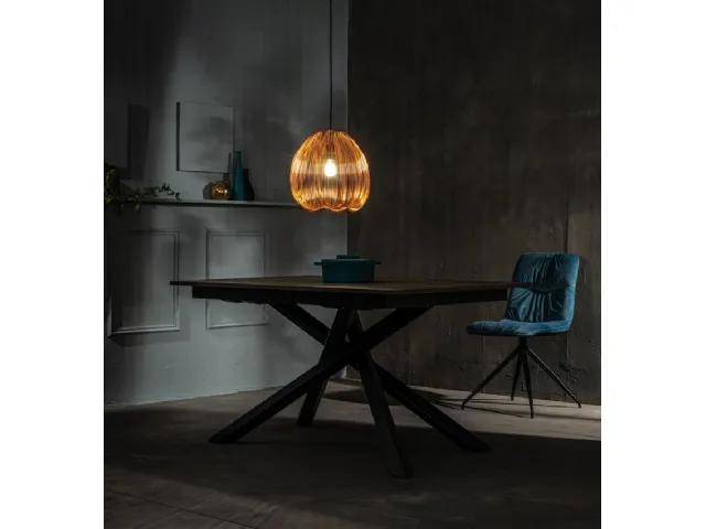 Lampada a sospensione Jaula in metallo verniciato di Stones