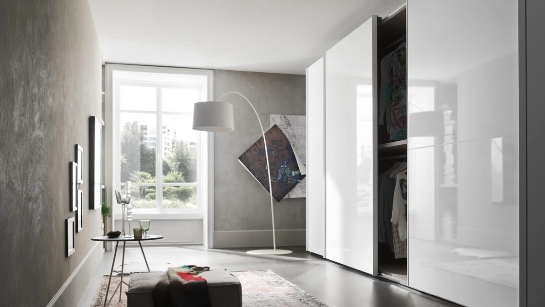 Armadio con anta scorrevole Dual di Maronese