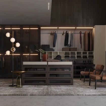 Armadio con ante battenti Open di Giessegi