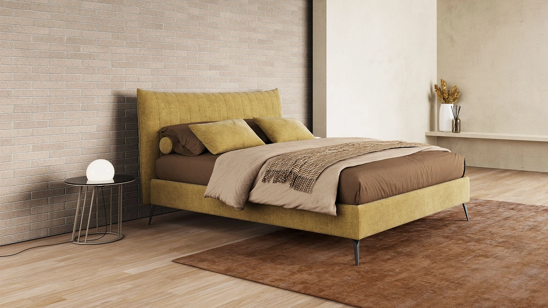 Letto imbottito Barnet di Novaluna