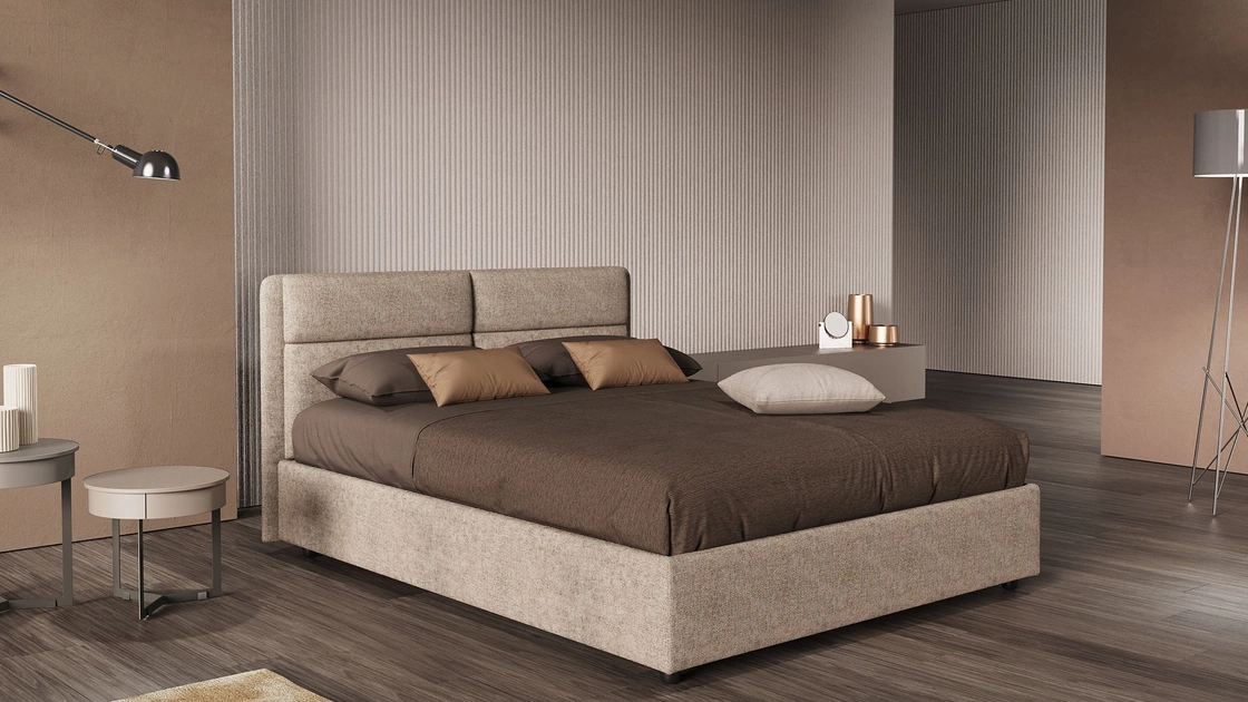 Letto imbottito Bellagio di Novaluna