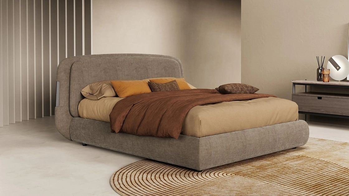 Letto imbottito Bowie di Novaluna