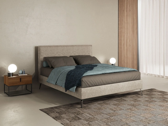 Letto imbottito Bristol di Novaluna