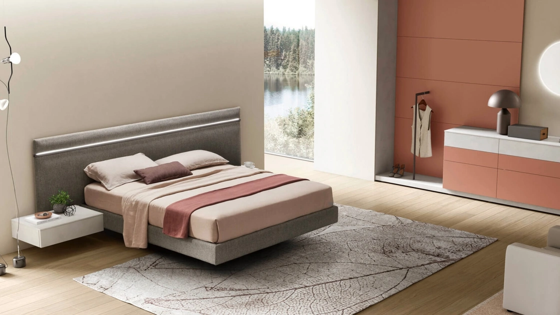 Letto Bumpy Imbottito di Maronese