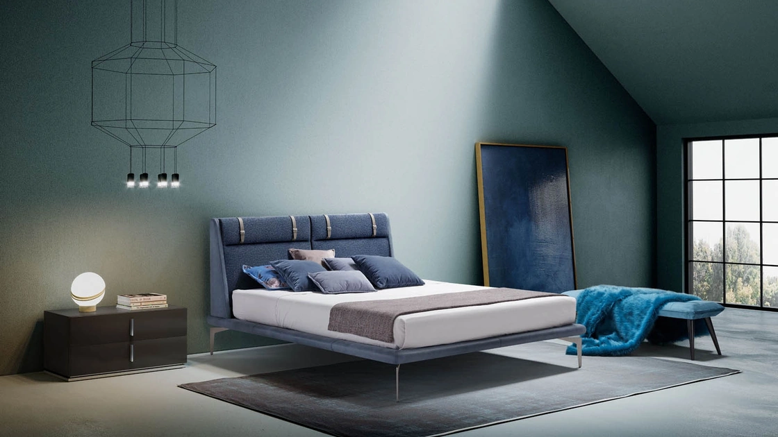Letto con testiera Firenze di Novaluna