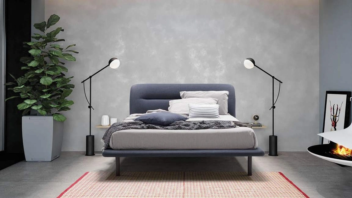 Letto imbottito Malè di Novaluna