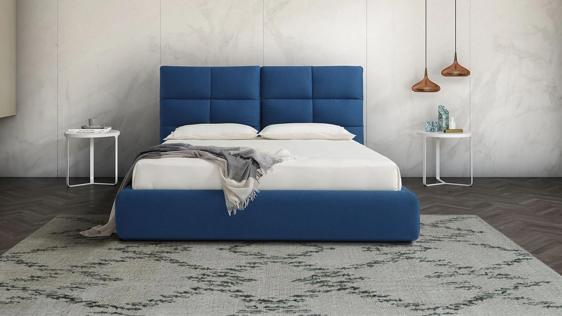 Letto imbottito Maya di Novaluna