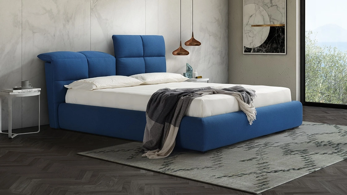 Letto imbottito Maya di Novaluna