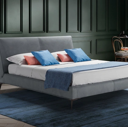 Letto con testiera Monza di Novaluna