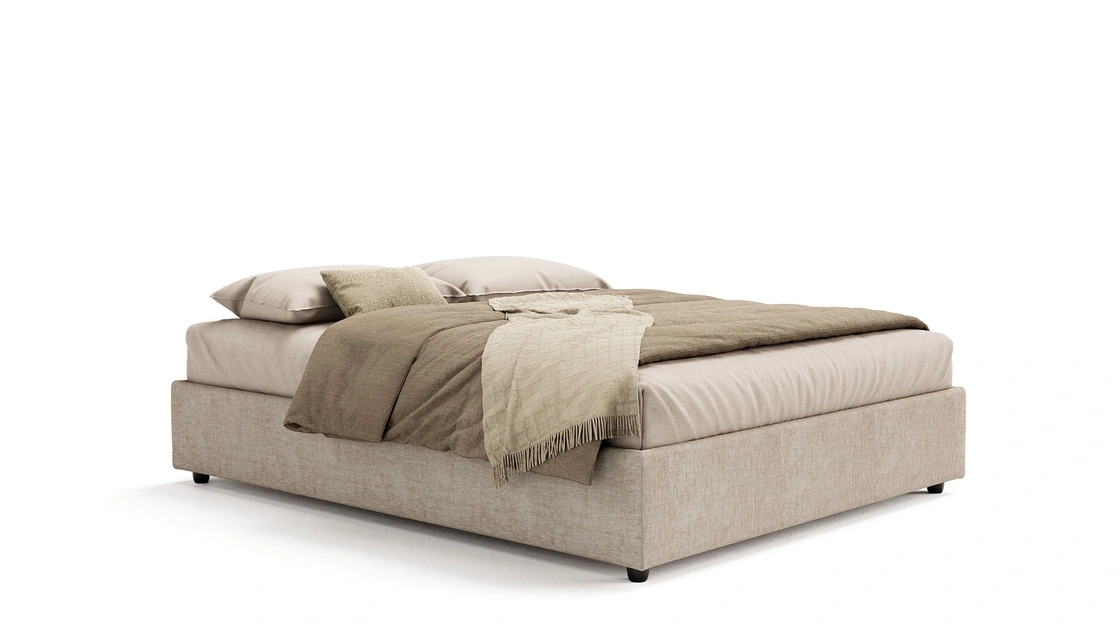 Letto in tessuto Sommier Smart di Novaluna