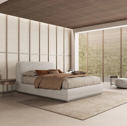 Letto imbottito Yuki di Novaluna