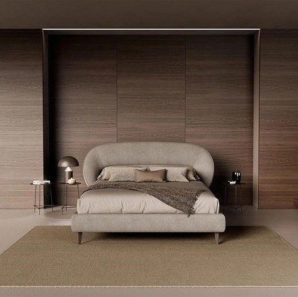 Letto imbottito Zen C di Novaluna