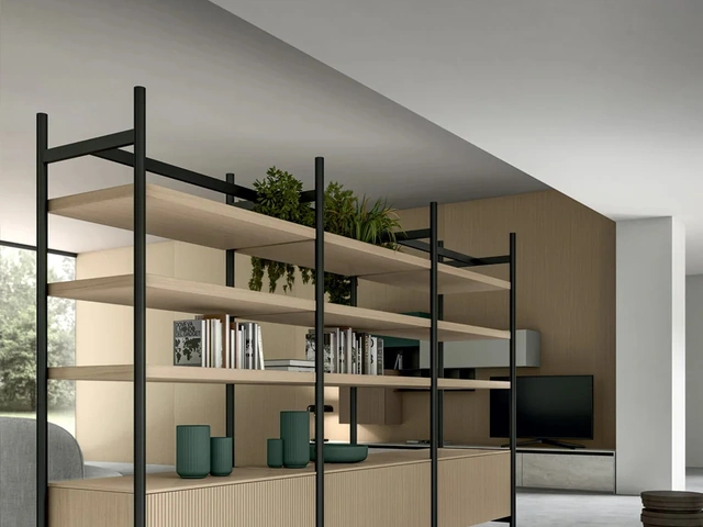 Libreria divisoria Living Glass 2|0 di Arredo3