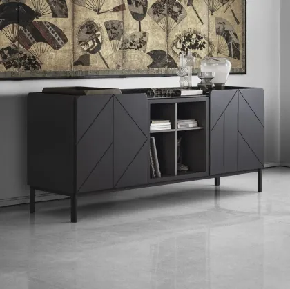 Madia Pica Legno Laccato Decorato 2 di Bontempi