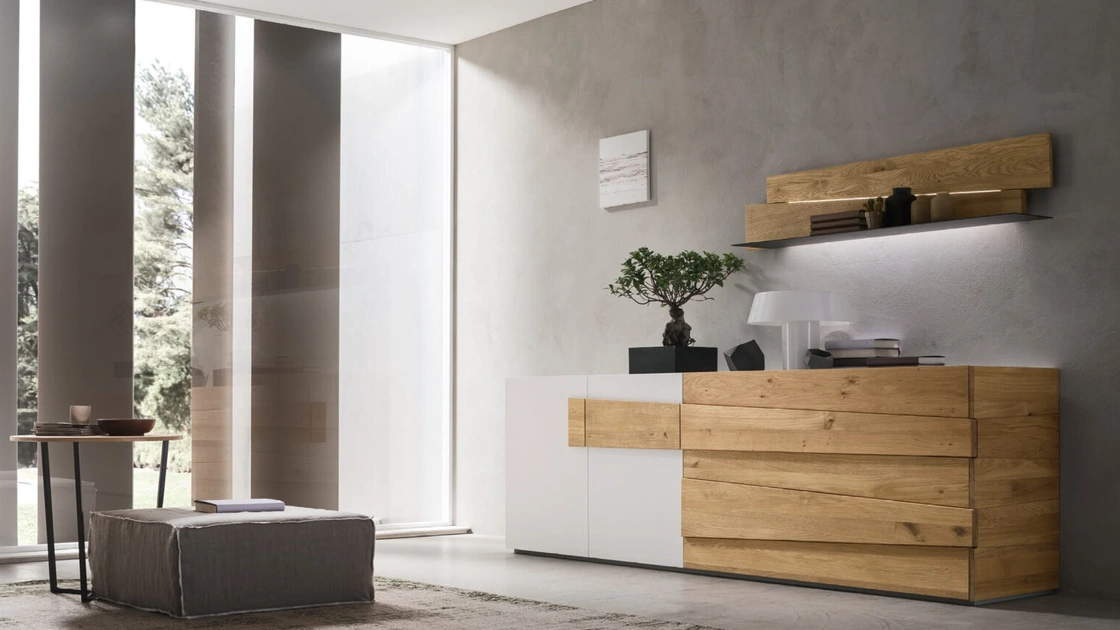 Madia Scuderia 02 in legno e laccato di Maronese