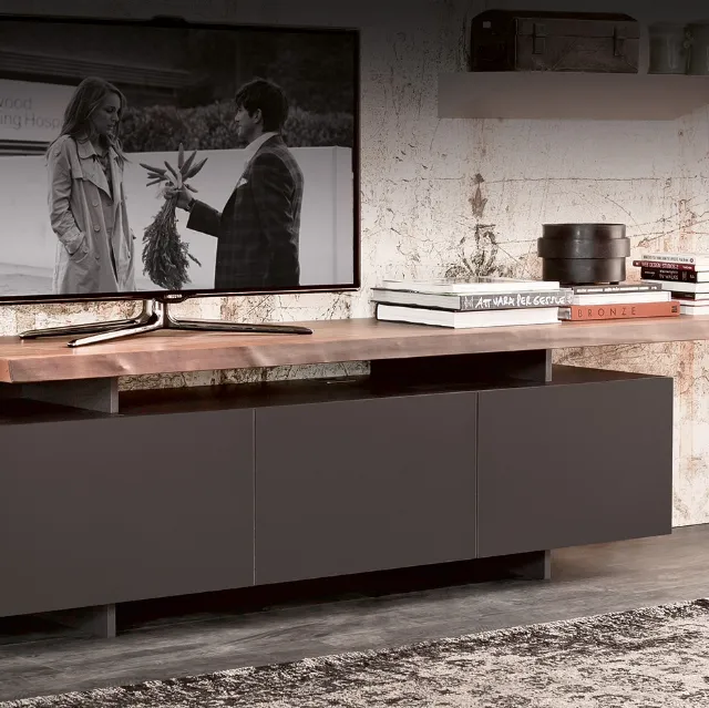 Mobile Porta TV in legno verniciato Seneca di Cattelan Italia