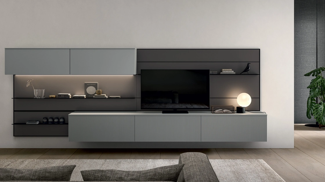 Parete Attrezzata Living Time di Arredo3