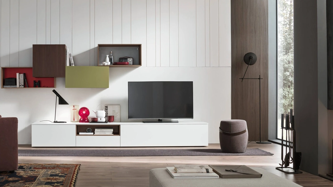 Parete Attrezzata Seta Comp SU2206 di Maronese