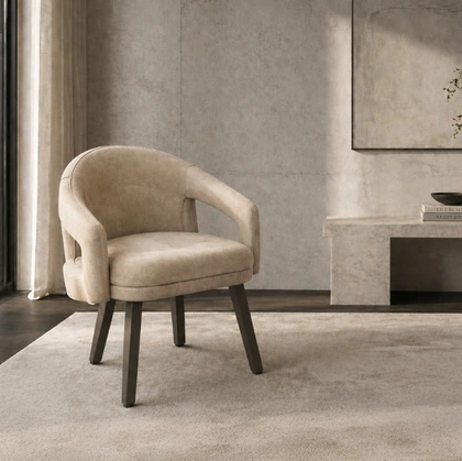 Poltroncina in pelle Fosca di Pianca