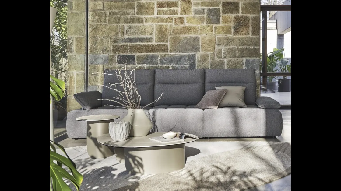 Divano lineare Equipe di Calligaris