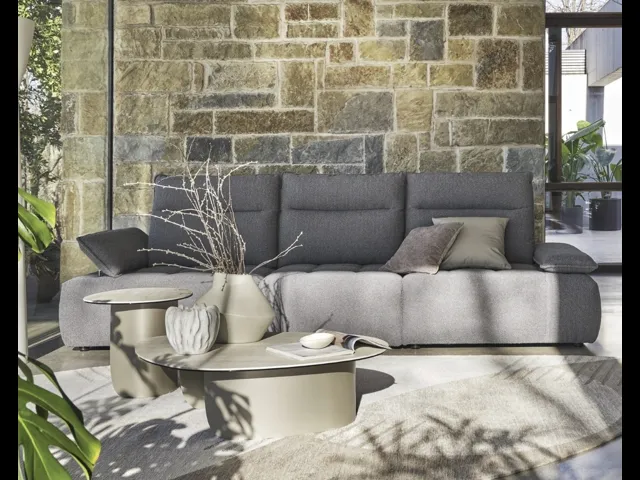 Divano lineare Equipe di Calligaris