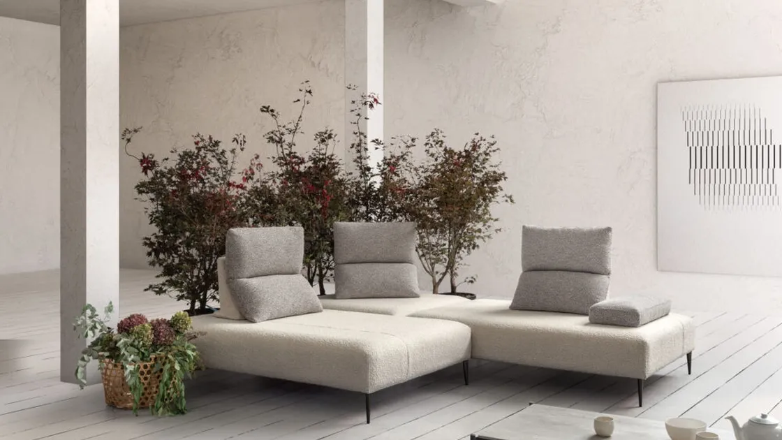 Divano con penisola Jest Special di Samoa