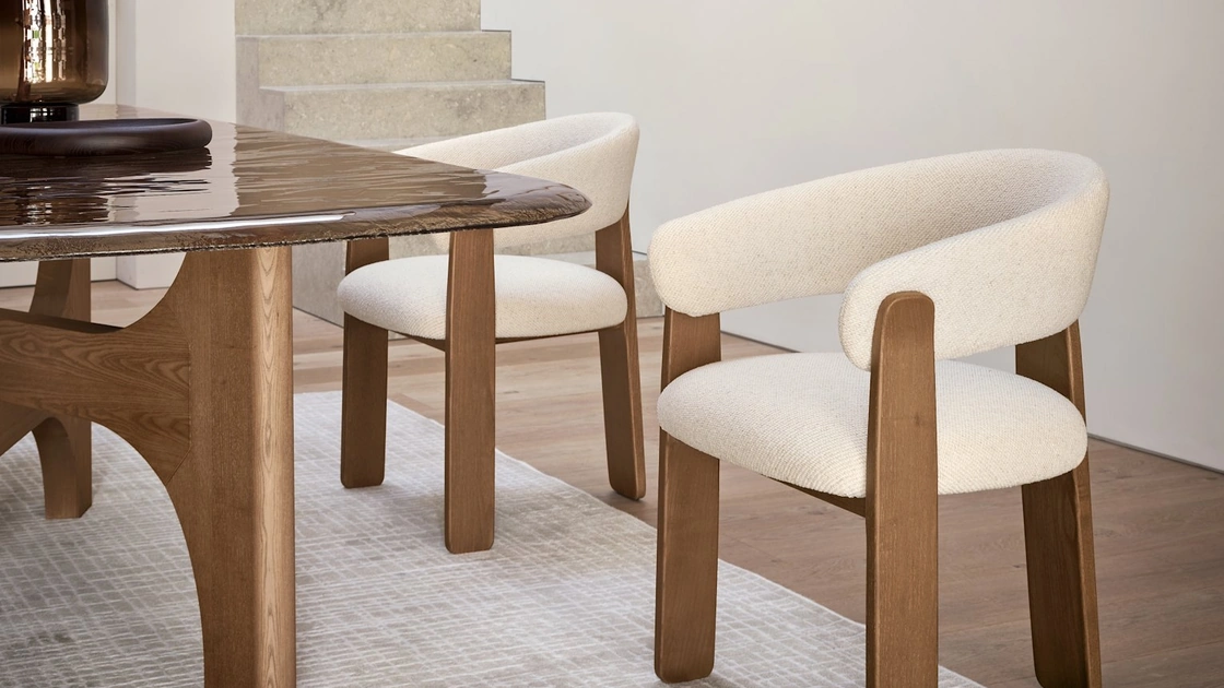 Sedia imbottita Anthea di Calligaris
