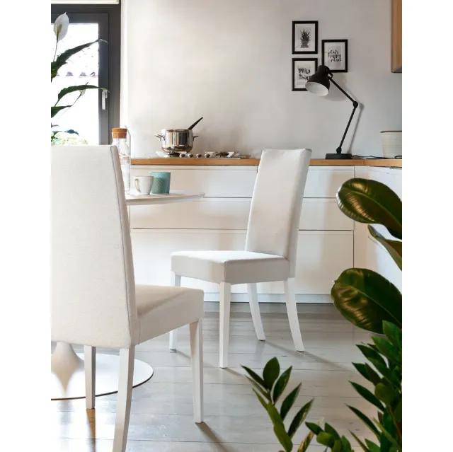 Sedia Argo Connubia – Bianco, Impilabile, Design Essenziale