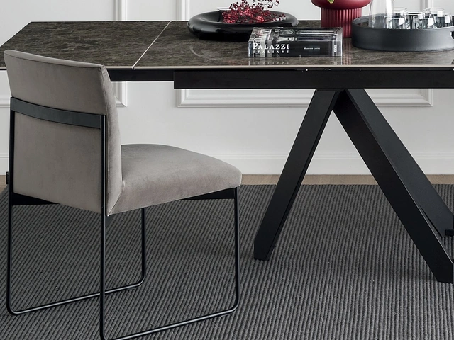 Sedia imbottita Gala di Calligaris