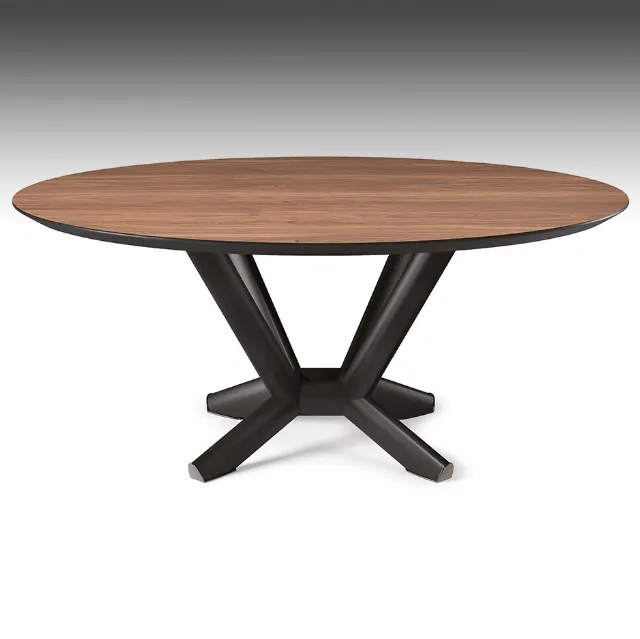 Tavolo rotondo in legno Planer Wood Round di Cattelan Italia