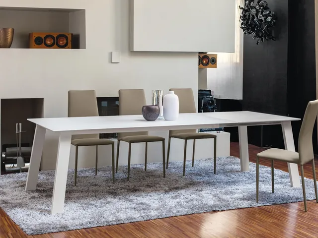Tavolo allungabile Kalua in Cristallo di Ingenia