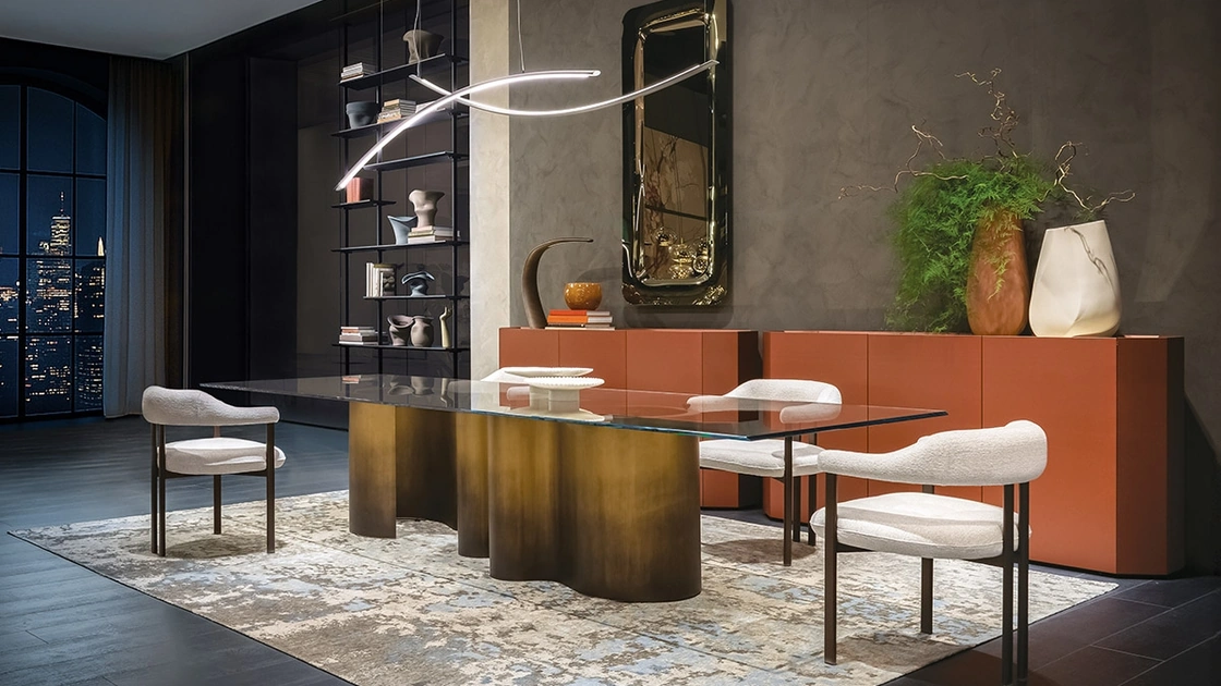 Tavolo Papel Glass di Cattelan Italia