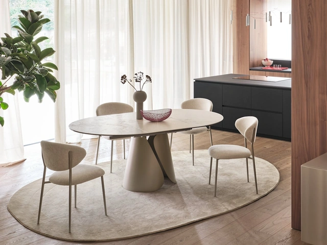 Tavolo allungabile Tango in ceramica di Calligaris