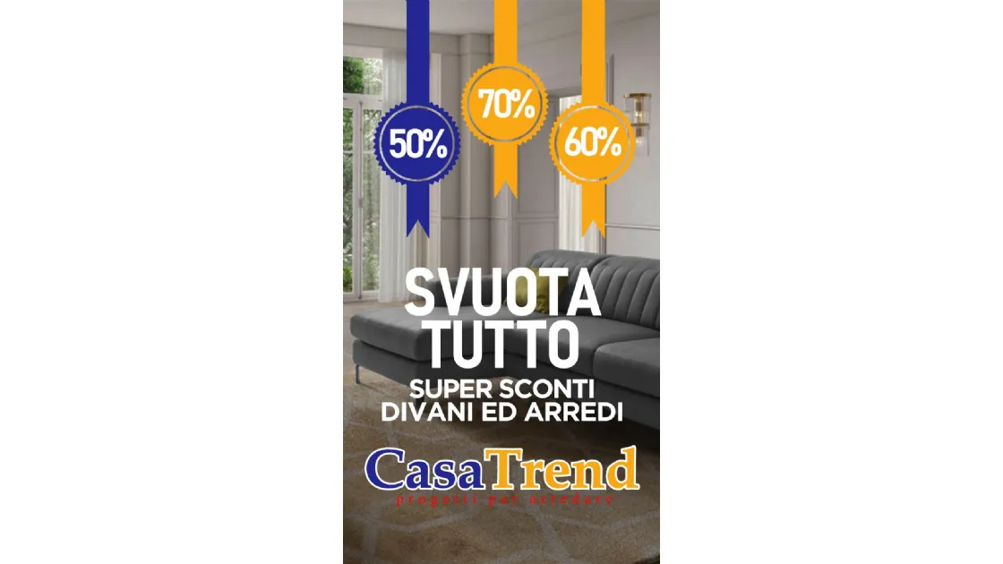 Svuota tutto fino al 50 60 70%