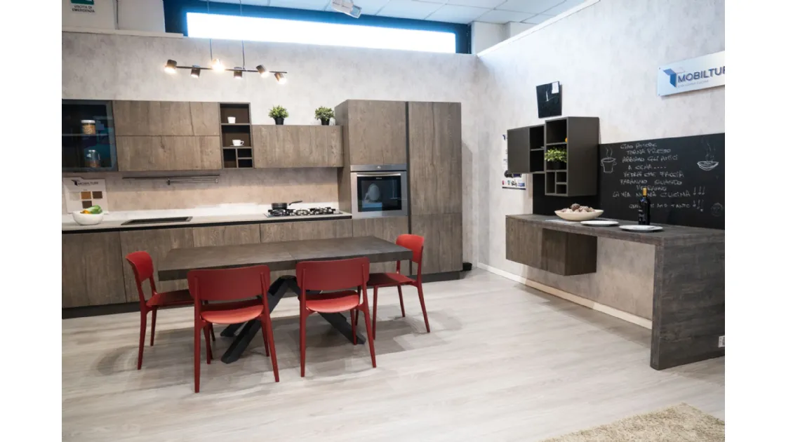 Cucina Nala, il fascino del legno