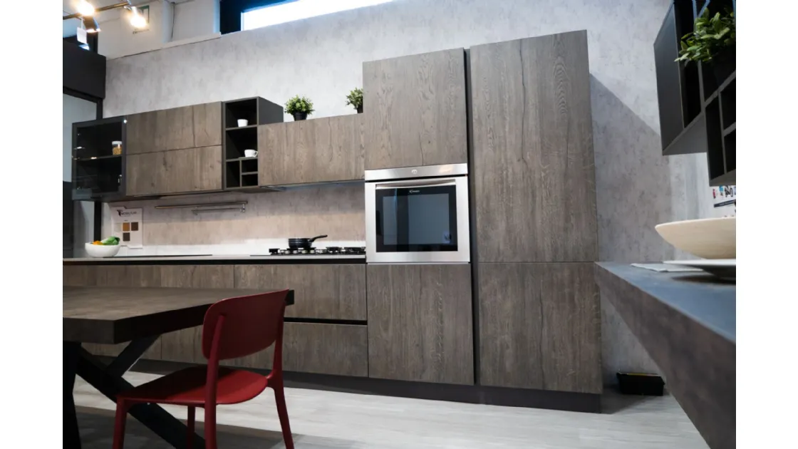 Cucina Nala, il fascino del legno