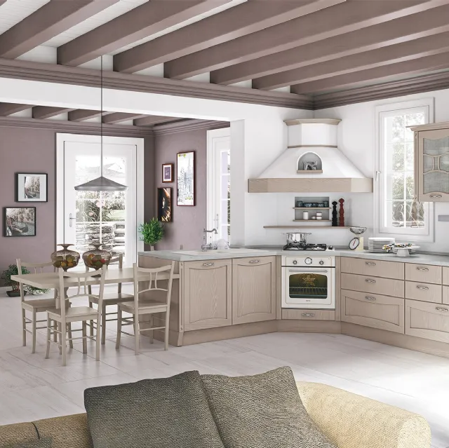 Cucina Classica Aurea finitura Frassino Corda di Creo