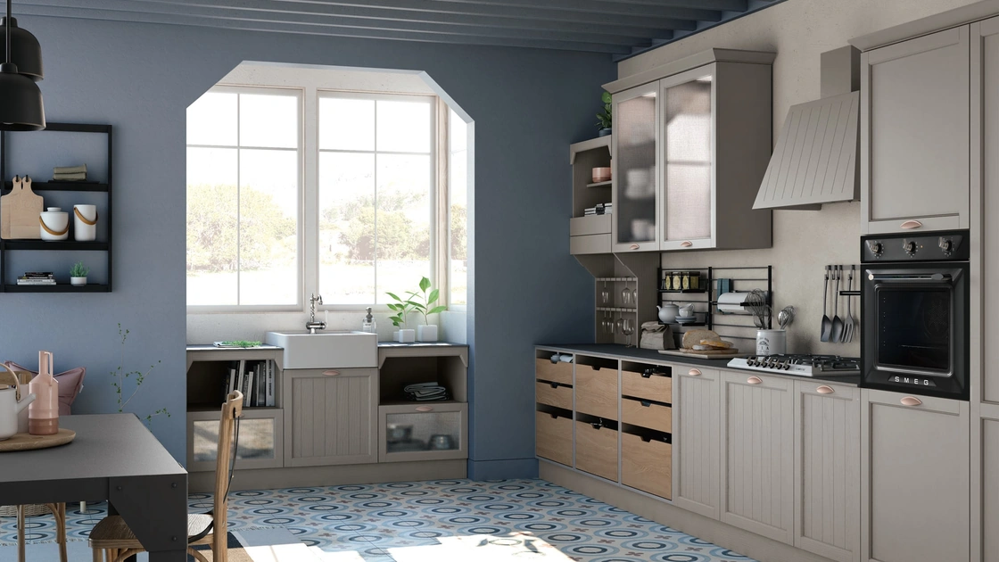 Cucina Classica Contempo ad angolo di Creo