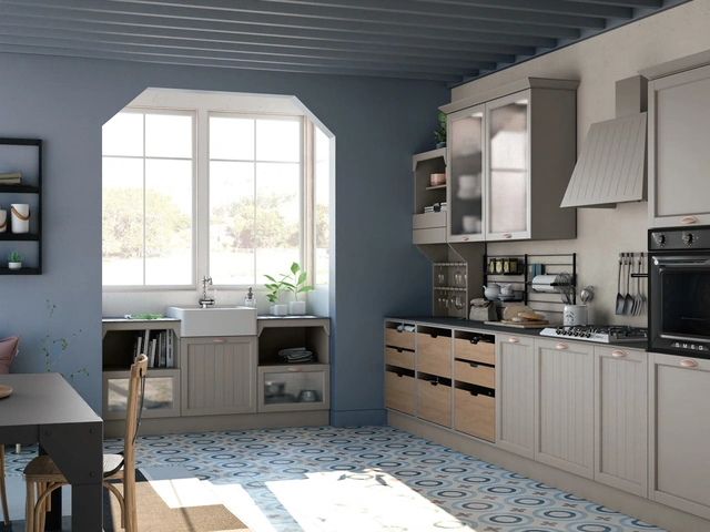 Cucina Classica Contempo ad angolo di Creo