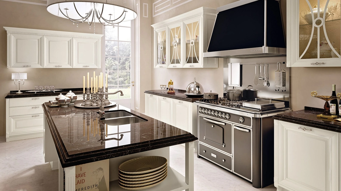 Cucina Classica con isola Pantheon 11 di Lube