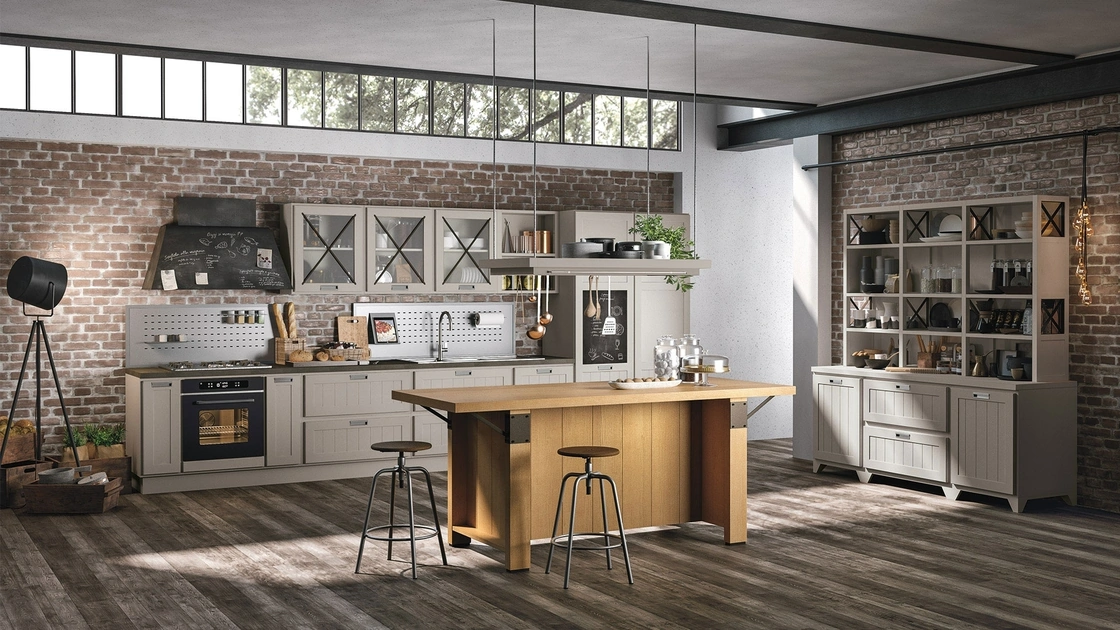 Cucina Classica con isola Provenza 02 di Lube