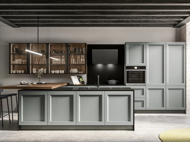 Cucina Moderna con penisola Frida 02 di Arredo3